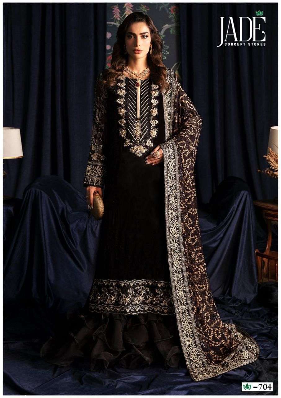 JADE CRIMSON EXCLUSIVE HEAVY LAWN COLLECTION VOL 7 DIGITAL PRINT SUIT 