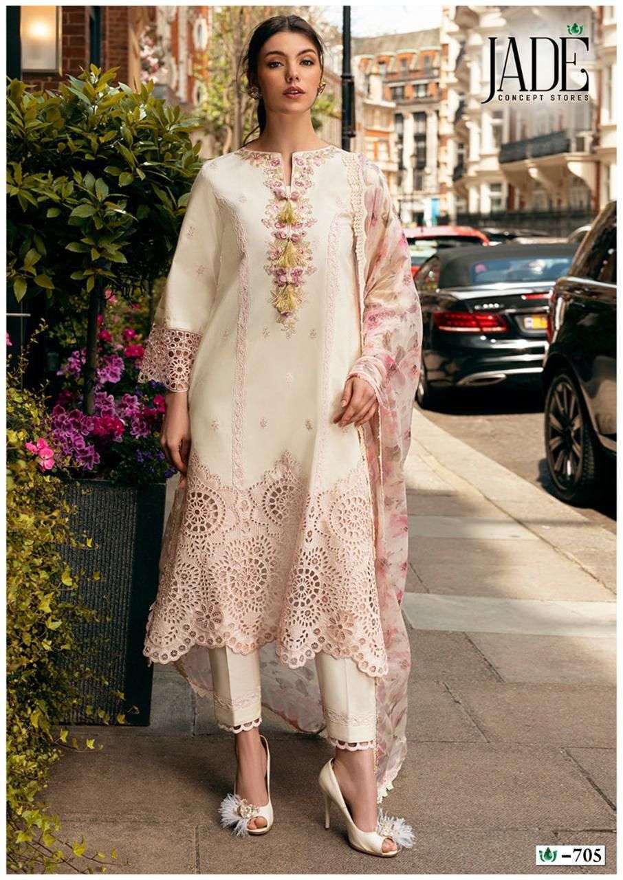 JADE CRIMSON EXCLUSIVE HEAVY LAWN COLLECTION VOL 7 DIGITAL PRINT SUIT 