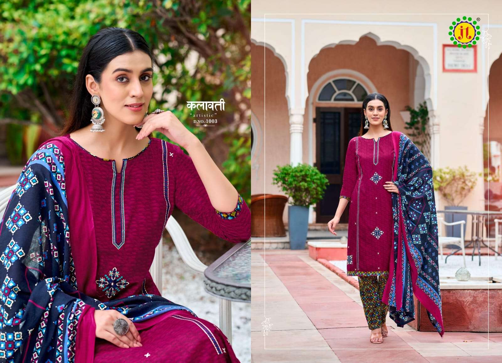 JT  ZOYA RAYON FANCY PREMIUM WORK SUIT
