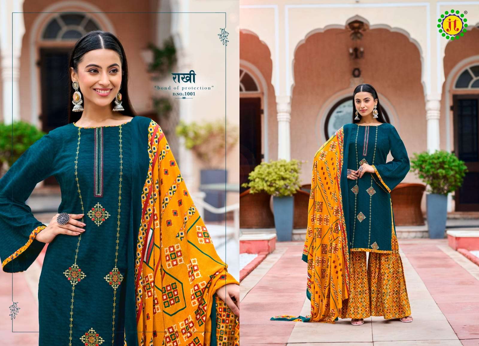 JT  ZOYA RAYON FANCY PREMIUM WORK SUIT