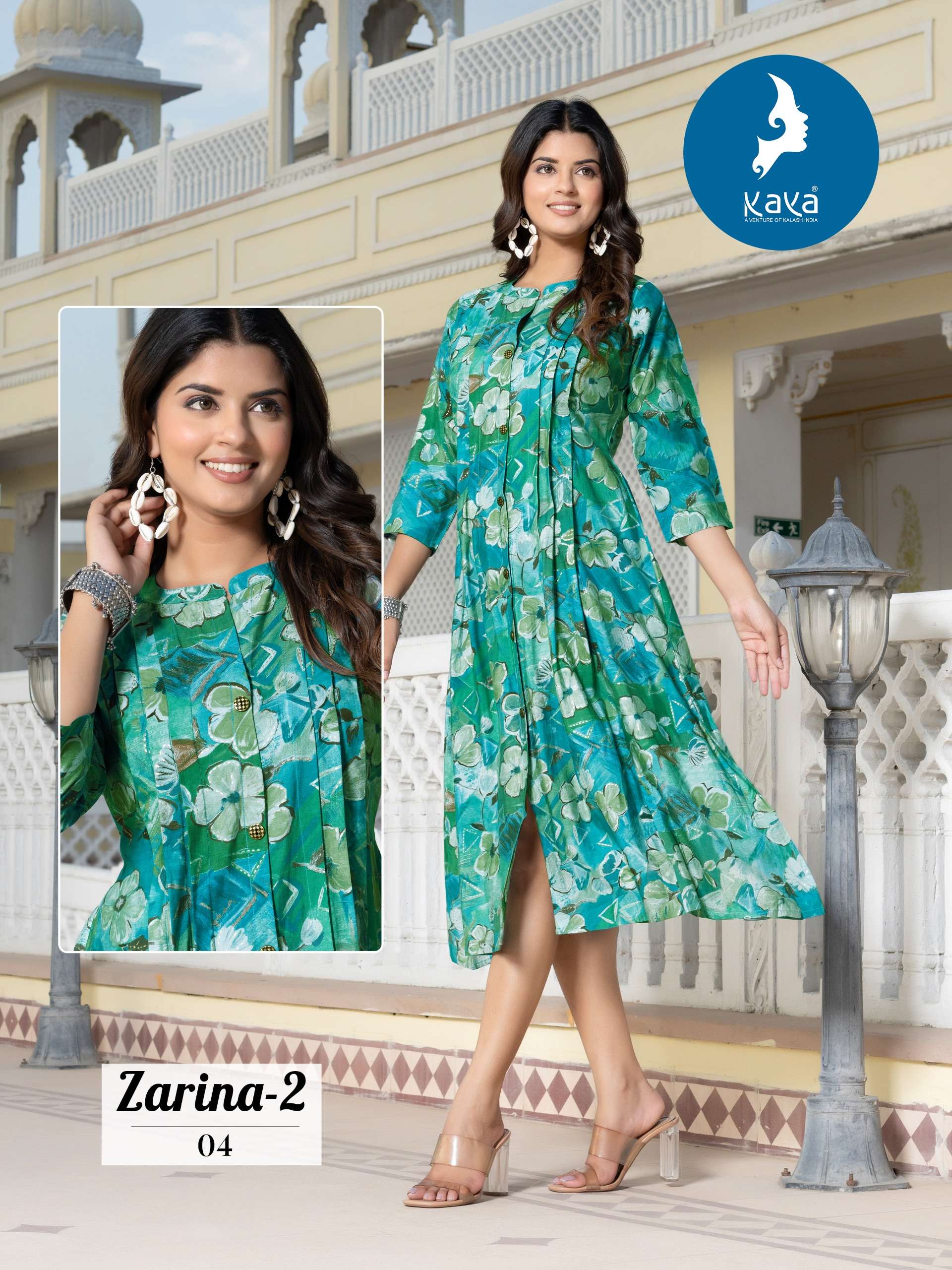 KAYA ZARINA VOL 2 FANCY WEAR ANARKALI GOWN 
