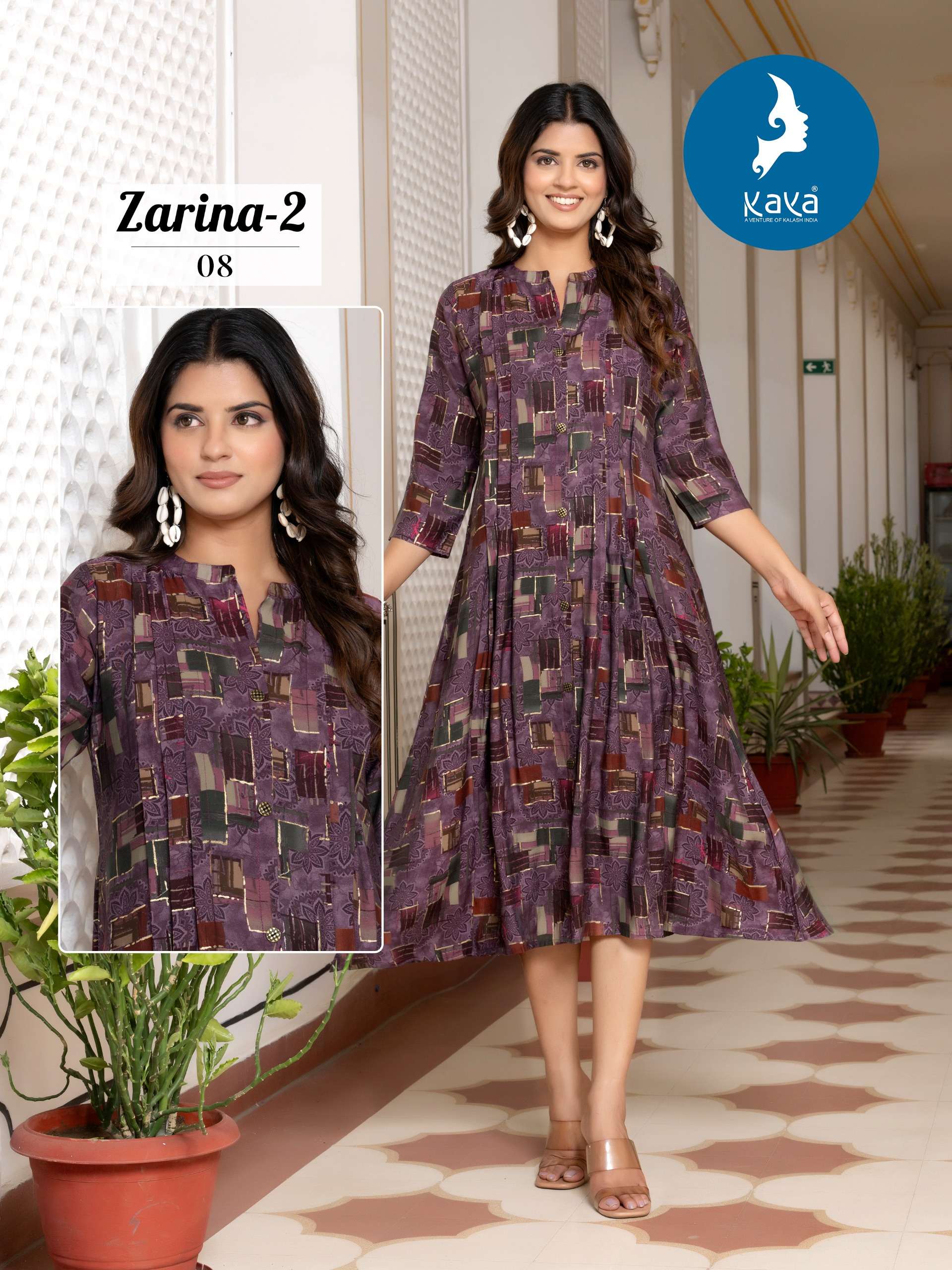 KAYA ZARINA VOL 2 FANCY WEAR ANARKALI GOWN 