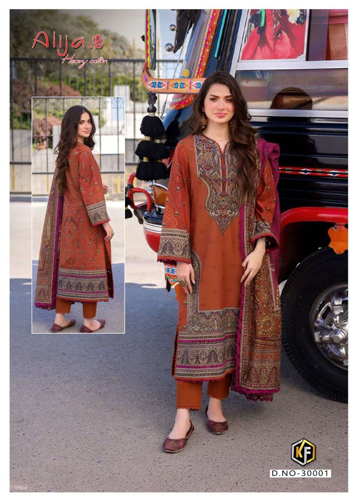 KEVAL FAB  ALIJA B VOL 30 COTTON READY MADE SUIT