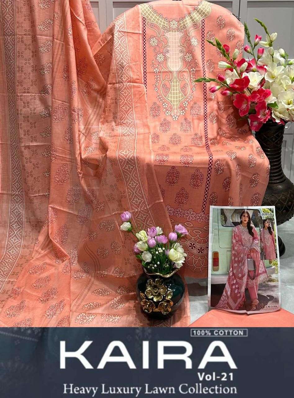 KEVAL FAB KAIRA VOL 21 COTTON DIGITAL PRINT SUIT