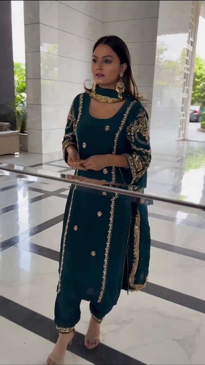 KF 1654 GEORGETTE DESIGNER SUIT