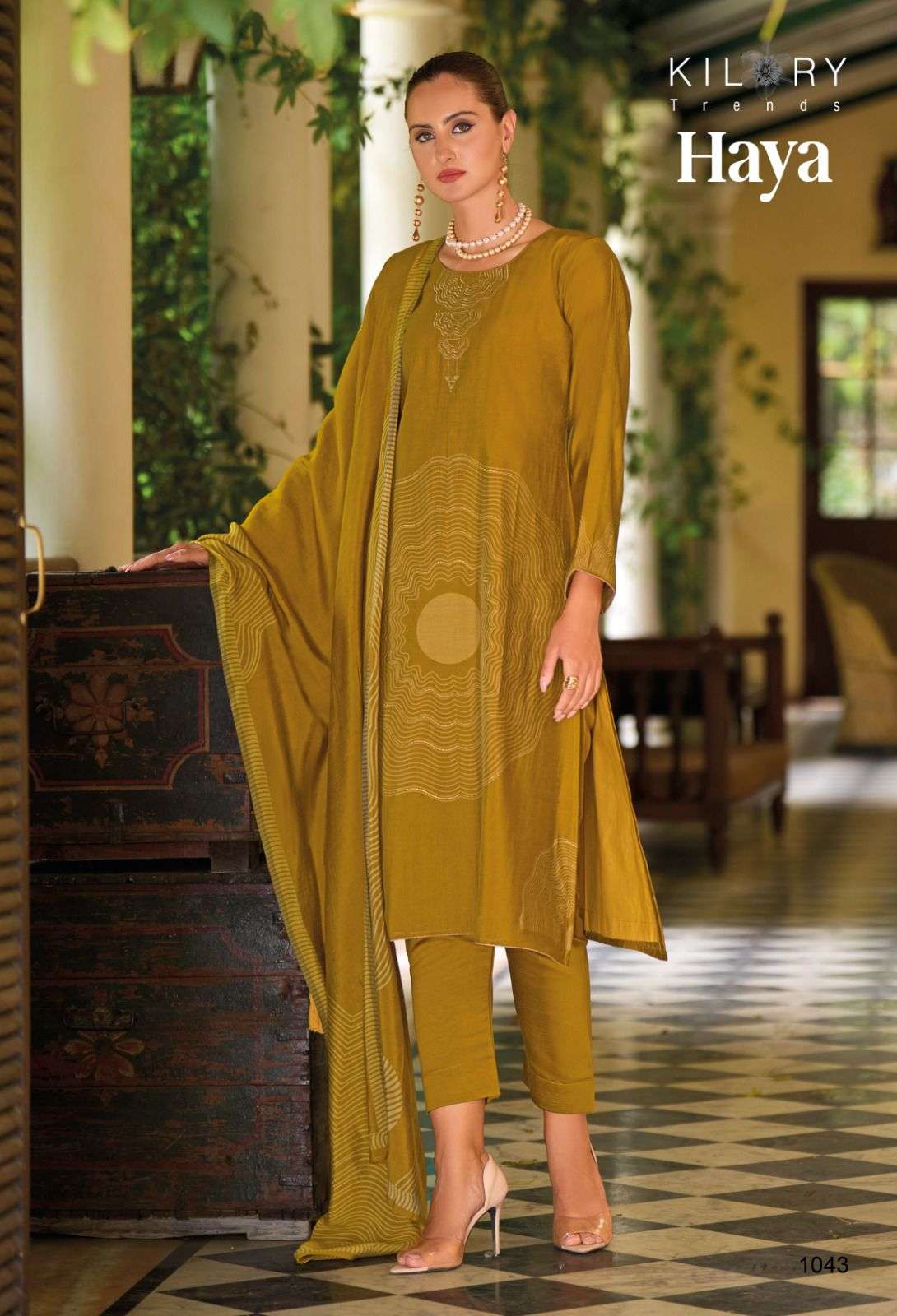 KILORY TRENDZ HAYA VISCOSE FANCY EMBROIDERY WORK SUIT