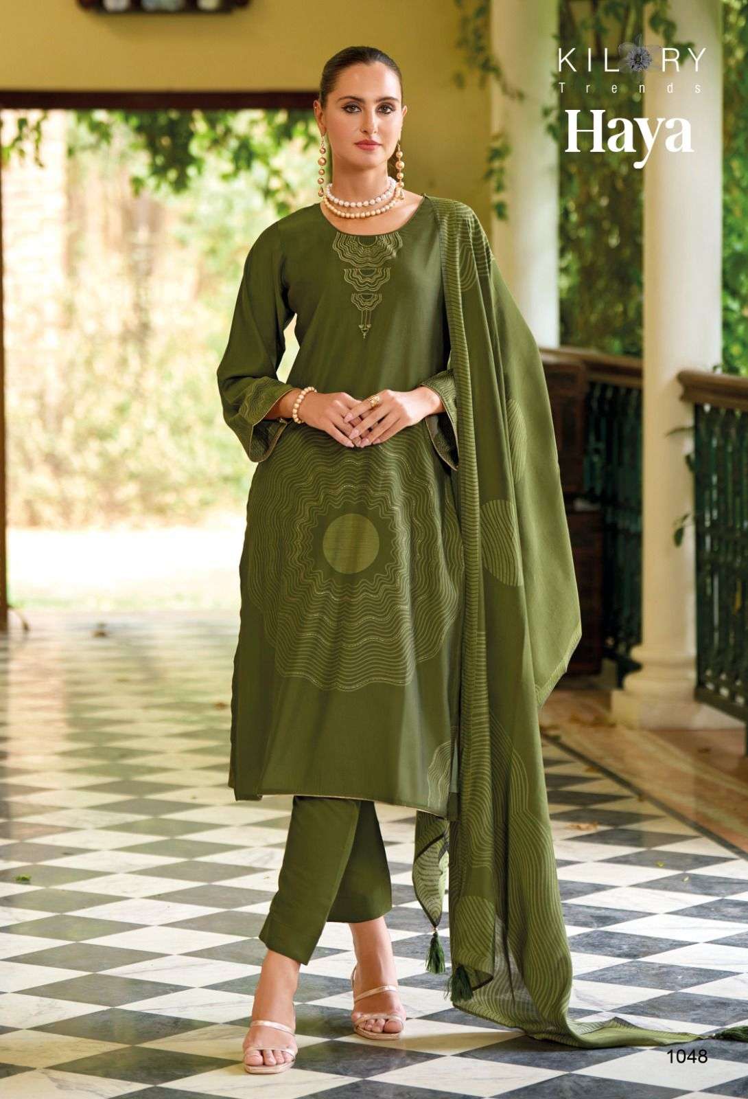 KILORY TRENDZ HAYA VISCOSE FANCY EMBROIDERY WORK SUIT