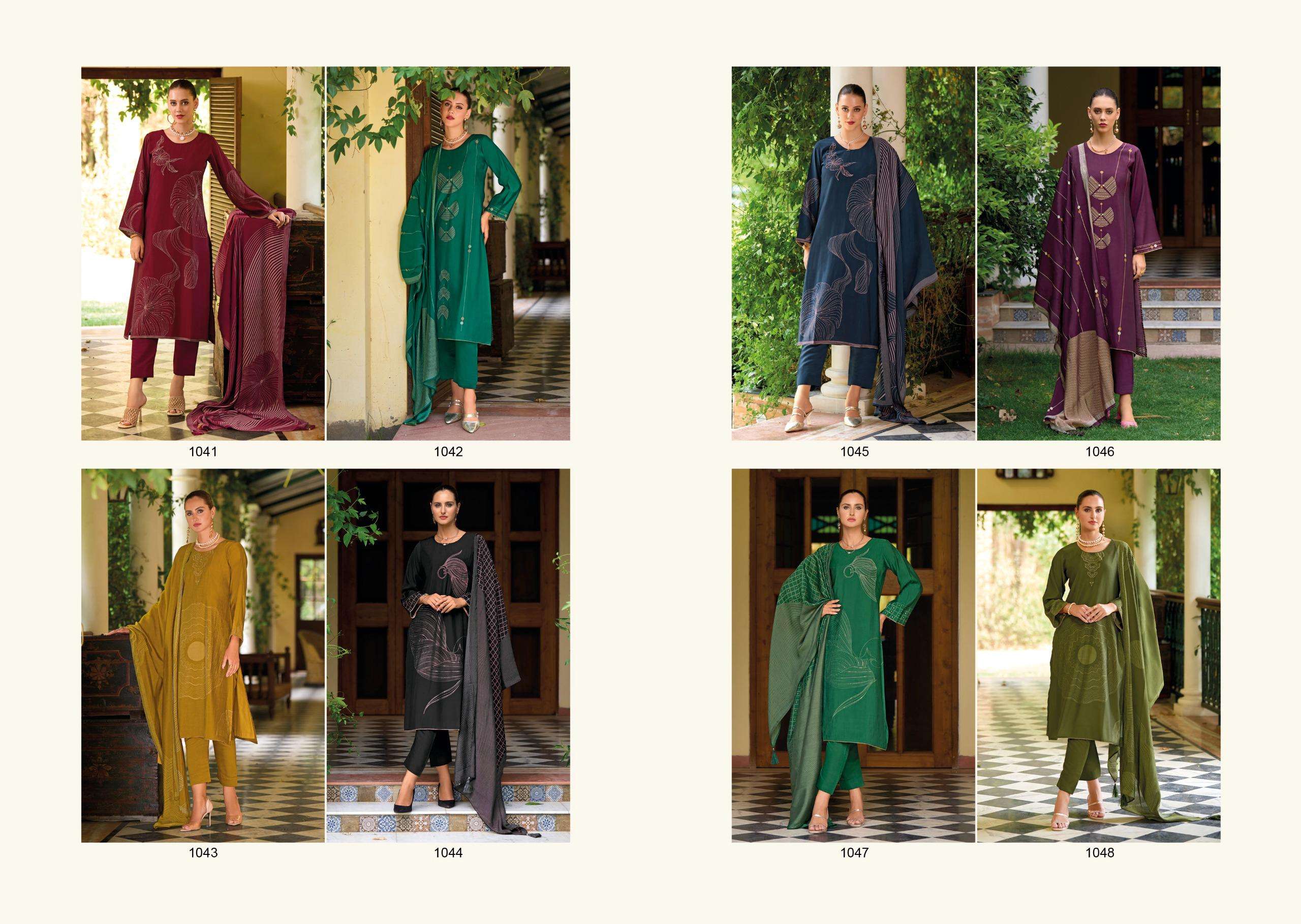 KILORY TRENDZ HAYA VISCOSE FANCY EMBROIDERY WORK SUIT