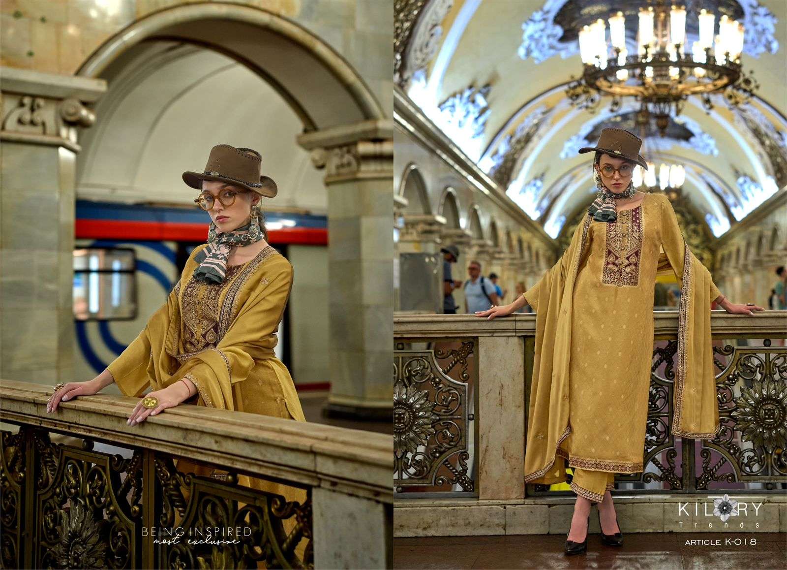 KILORY TRENDZ PICCASO SILK DESIGNER HEAVY SUIT