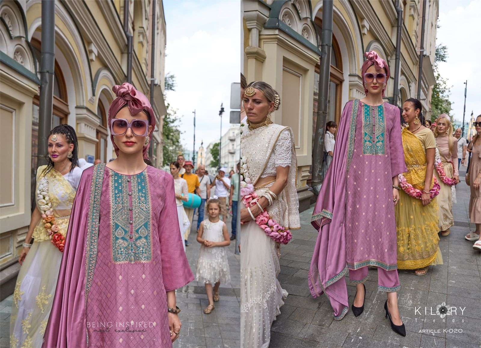 KILORY TRENDZ PICCASO SILK DESIGNER HEAVY SUIT