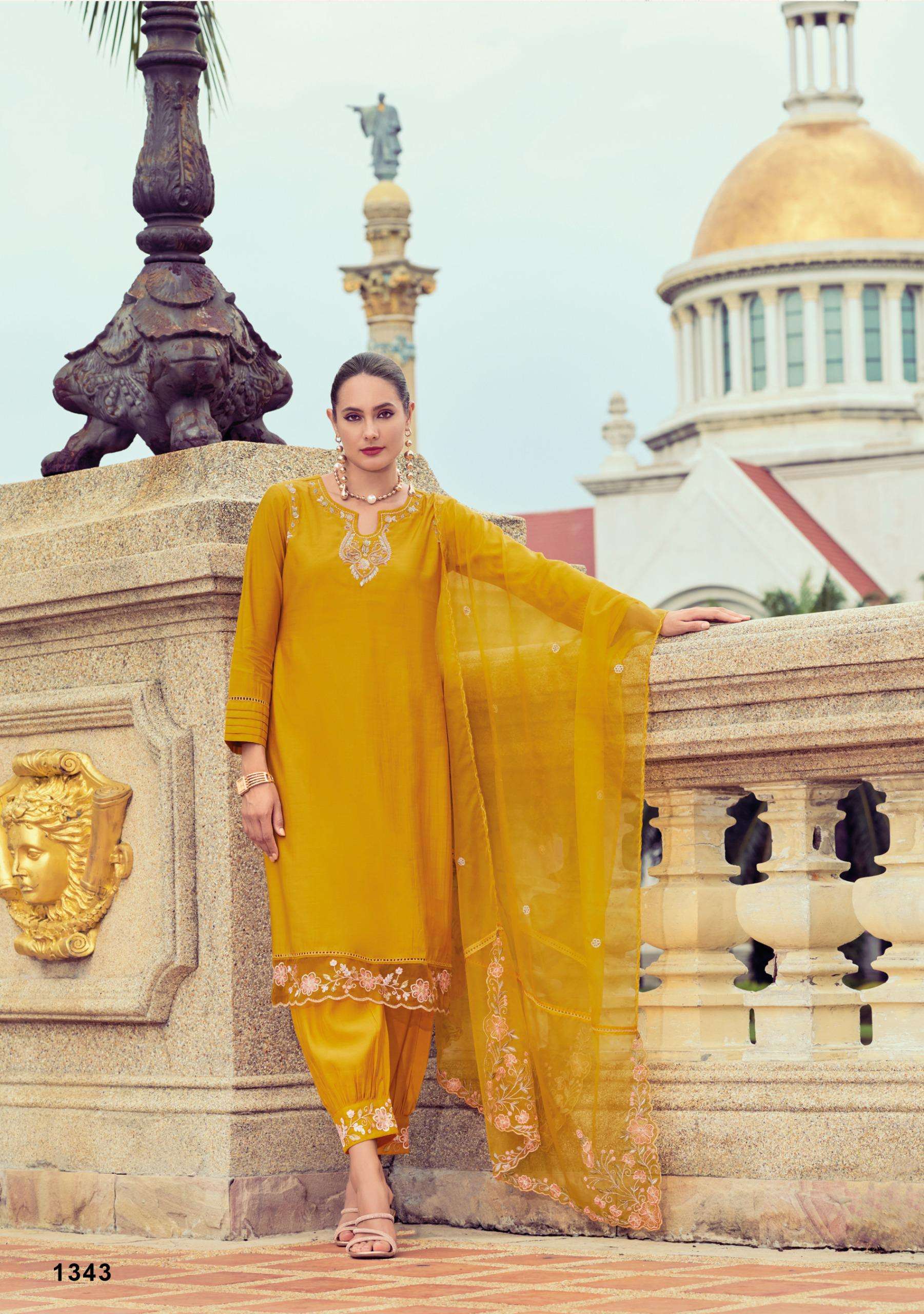 LADY LEELA AFSANA VISCOSE FANCY DESIGNER AFGHANI BOTTOM SUIT