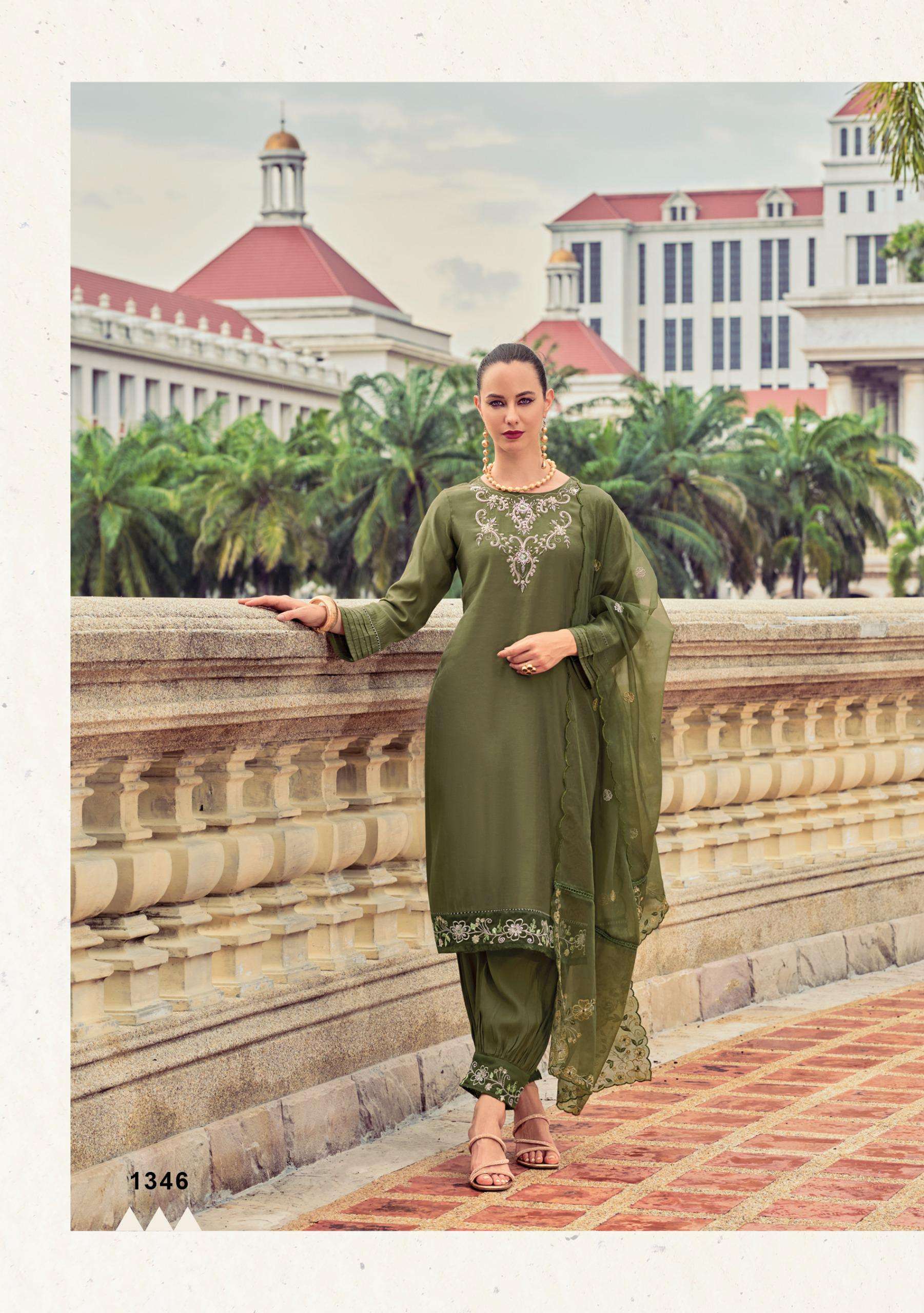 LADY LEELA AFSANA VISCOSE FANCY DESIGNER AFGHANI BOTTOM SUIT