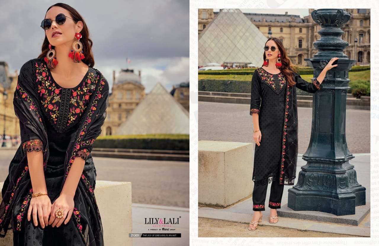 LILY AND LALI MRUNAL SILK FANCY DESIGNER READY MADE SUIT