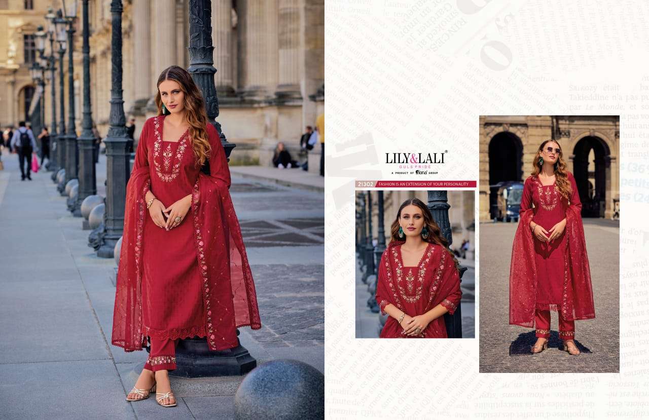 LILY AND LALI MRUNAL SILK FANCY DESIGNER READY MADE SUIT