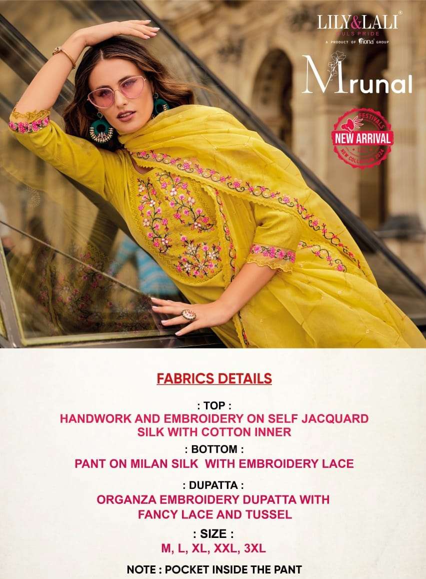 LILY AND LALI MRUNAL SILK FANCY DESIGNER READY MADE SUIT