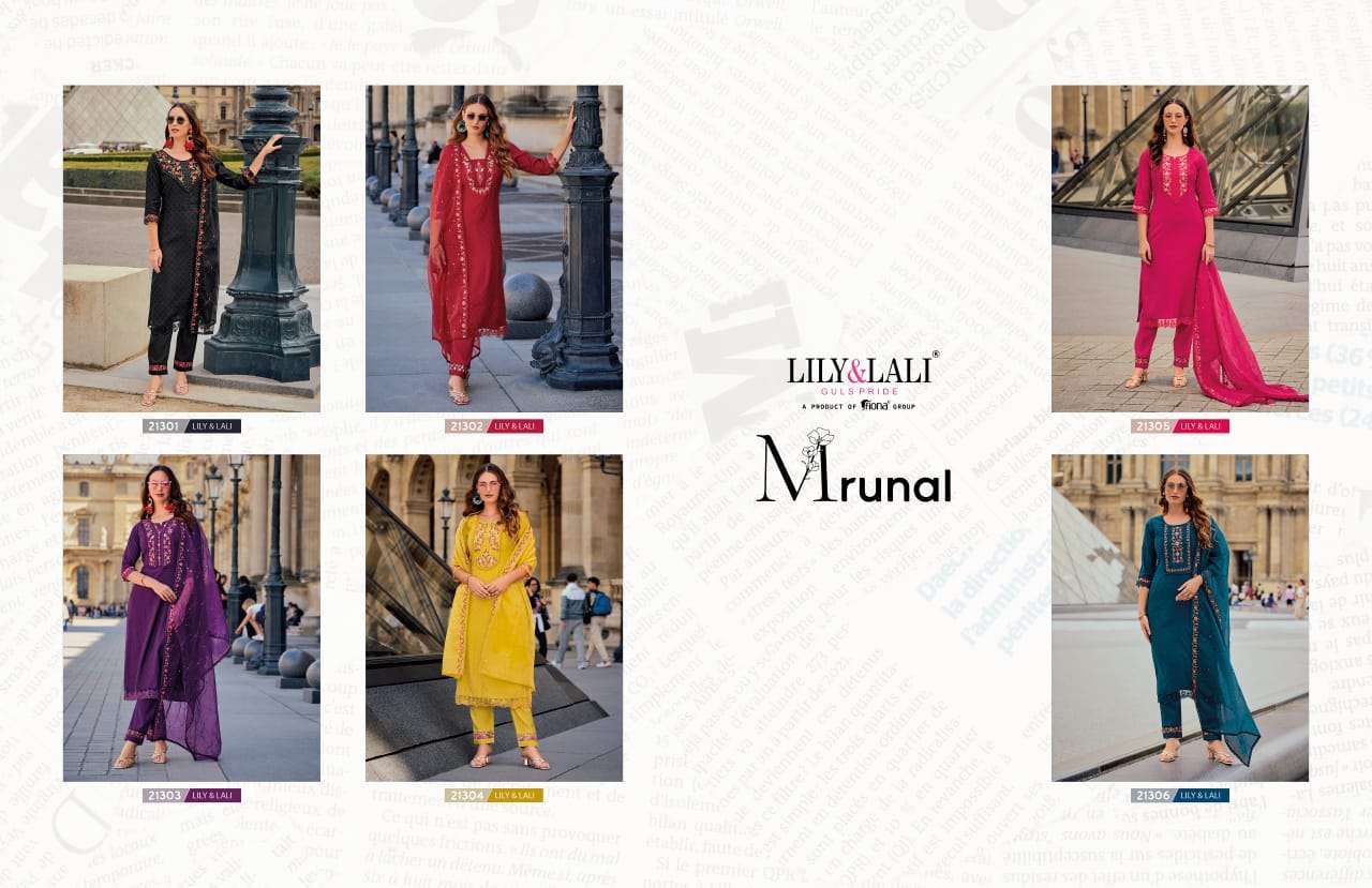 LILY AND LALI MRUNAL SILK FANCY DESIGNER READY MADE SUIT