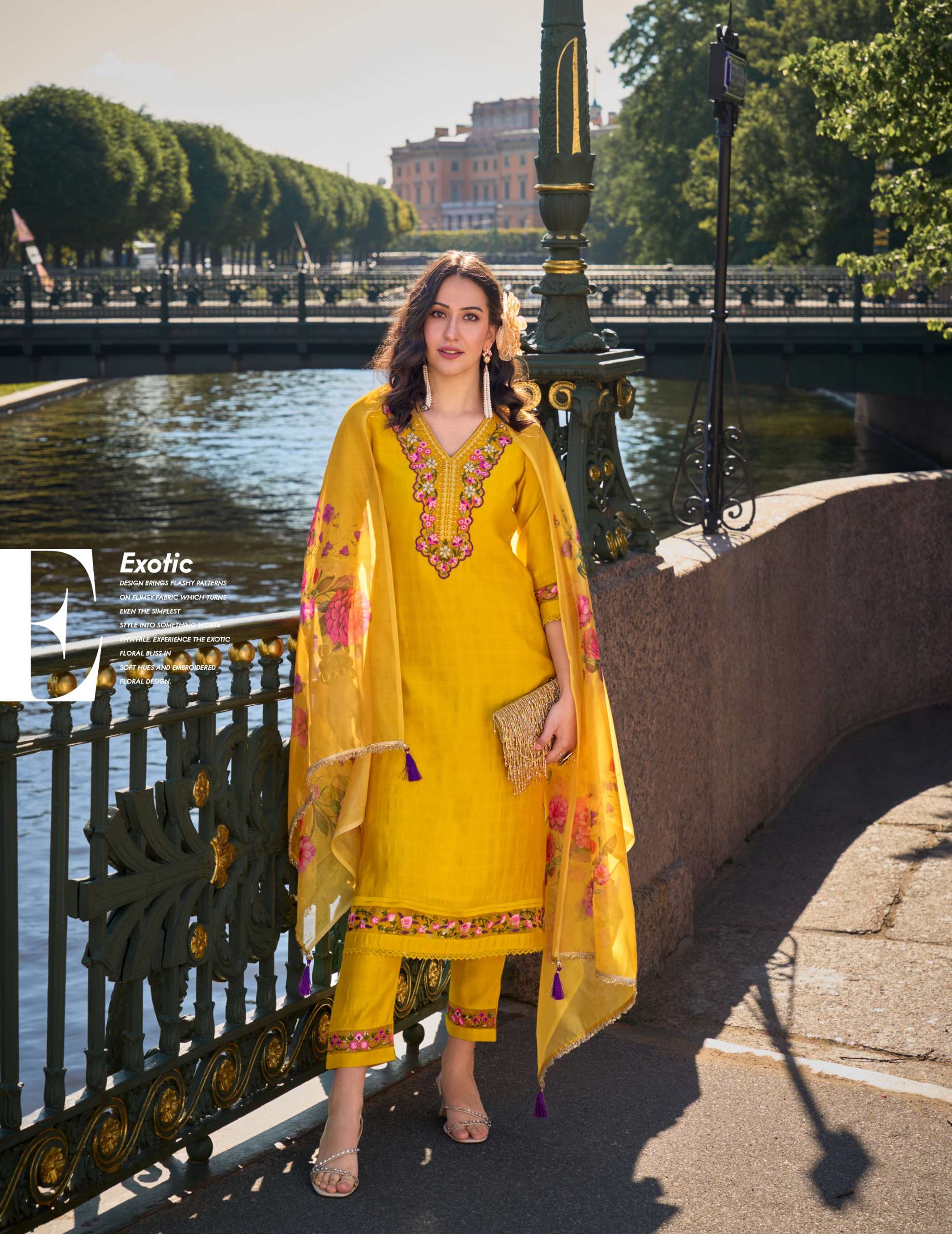 LILY AND LALI SRIVALLI VISCOSE FANCY DESIGNER SUIT
