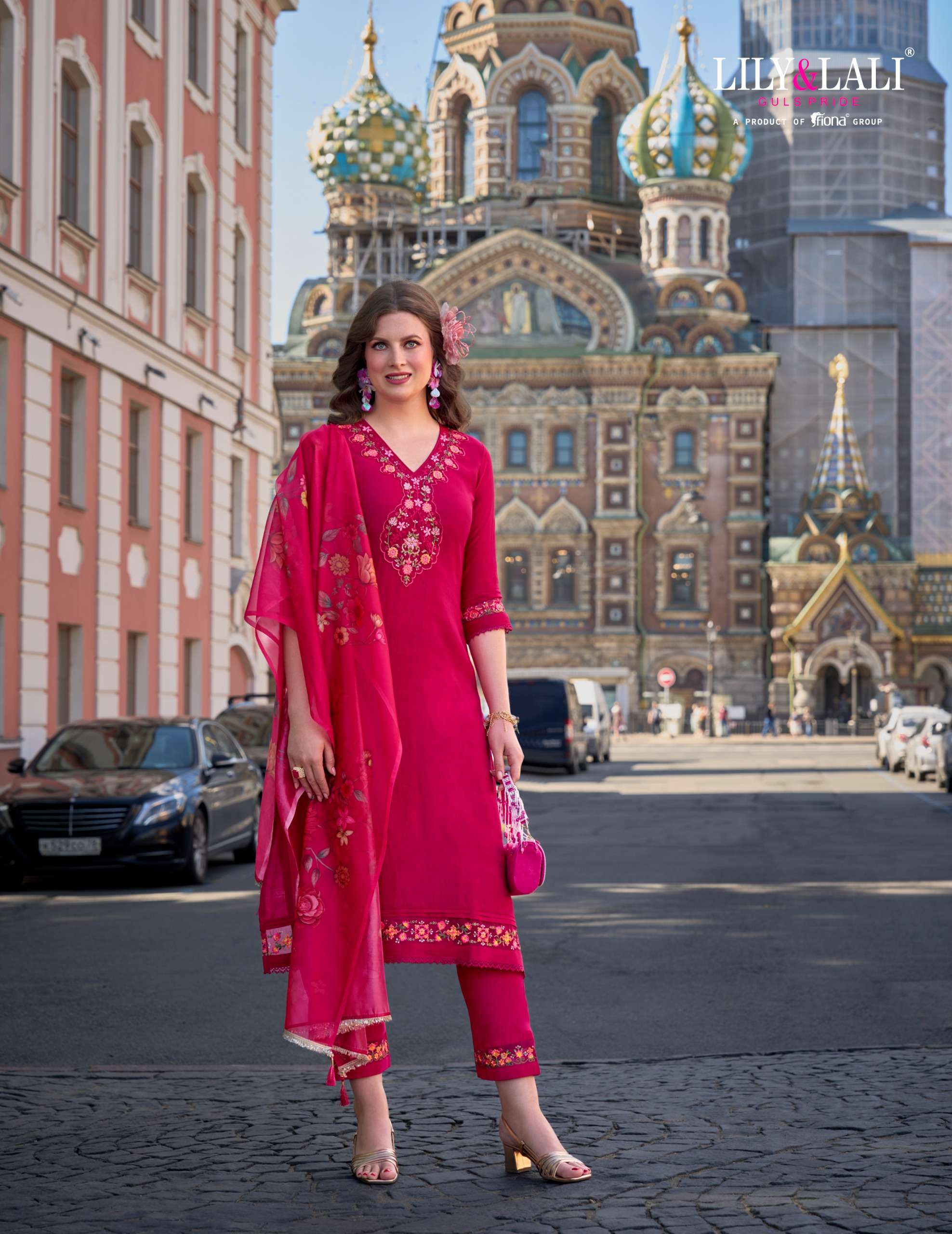 LILY AND LALI SRIVALLI VISCOSE FANCY DESIGNER SUIT