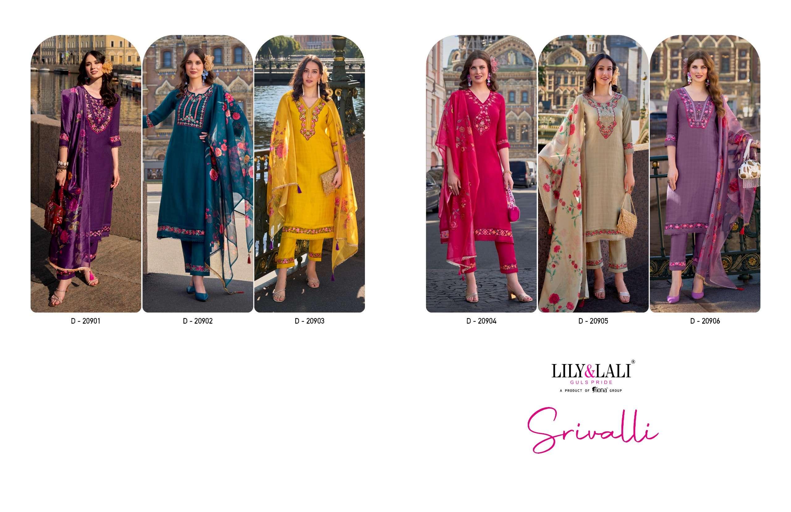LILY AND LALI SRIVALLI VISCOSE FANCY DESIGNER SUIT
