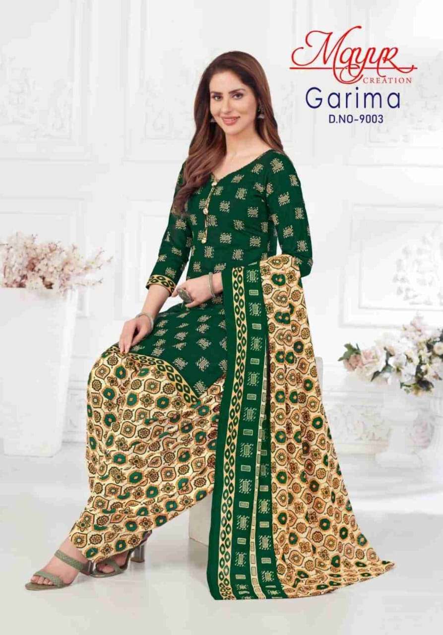 MAYUR CREATION GARIMA VOL 9 COTTON DRESS MATERIAL