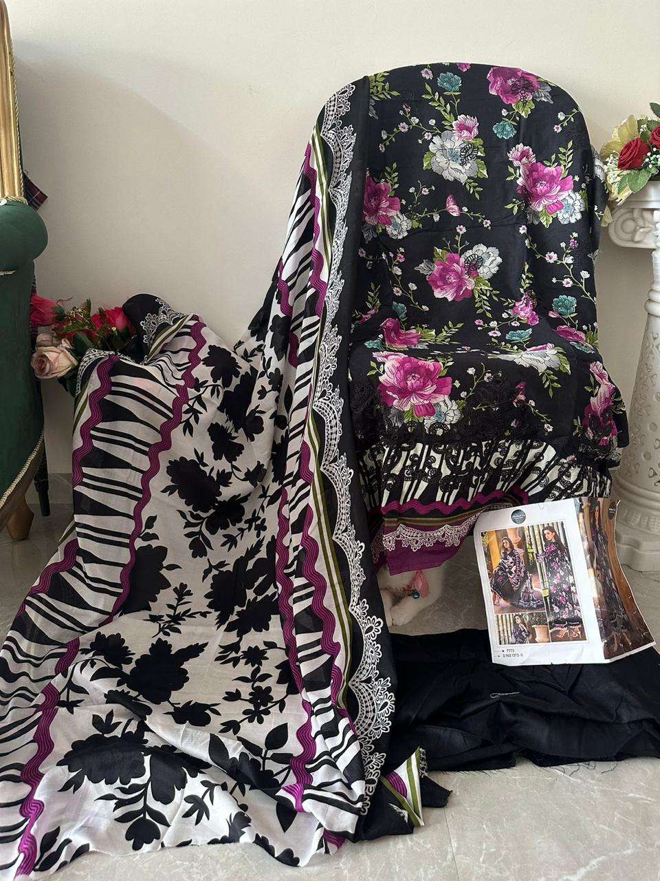 MEHBOOB TEX ELAF VOL 1 COTTON FANCY WORK SALWAR KAMEEZ 