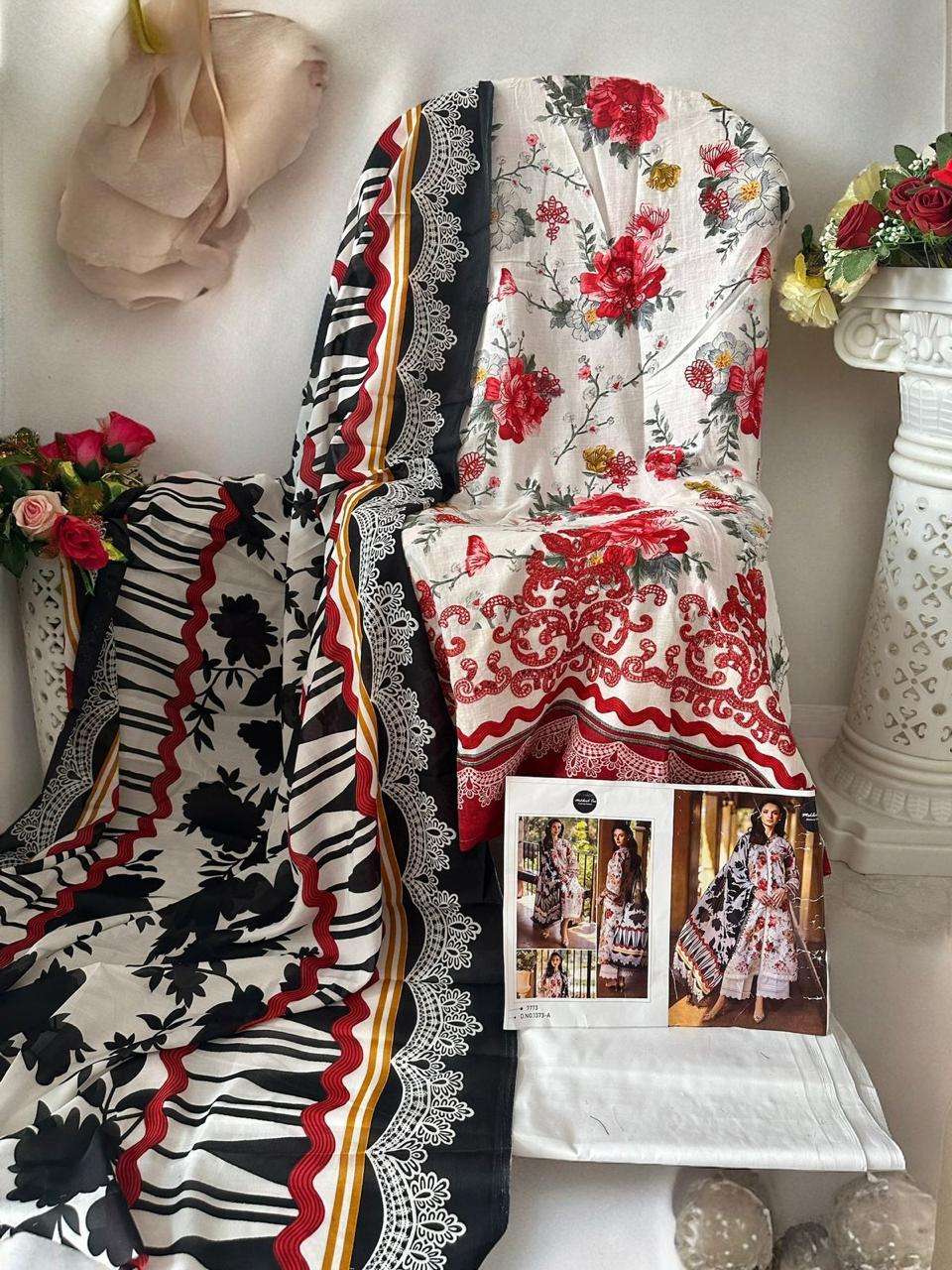 MEHBOOB TEX ELAF VOL 1 COTTON FANCY WORK SALWAR KAMEEZ 