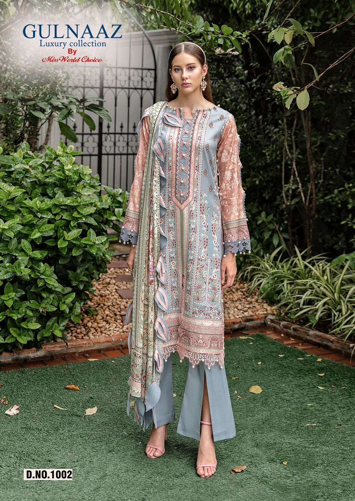 MISS WORLD CHOICE GULNAZ VOL 1 COTTON DIGITAL PRINT SUIT