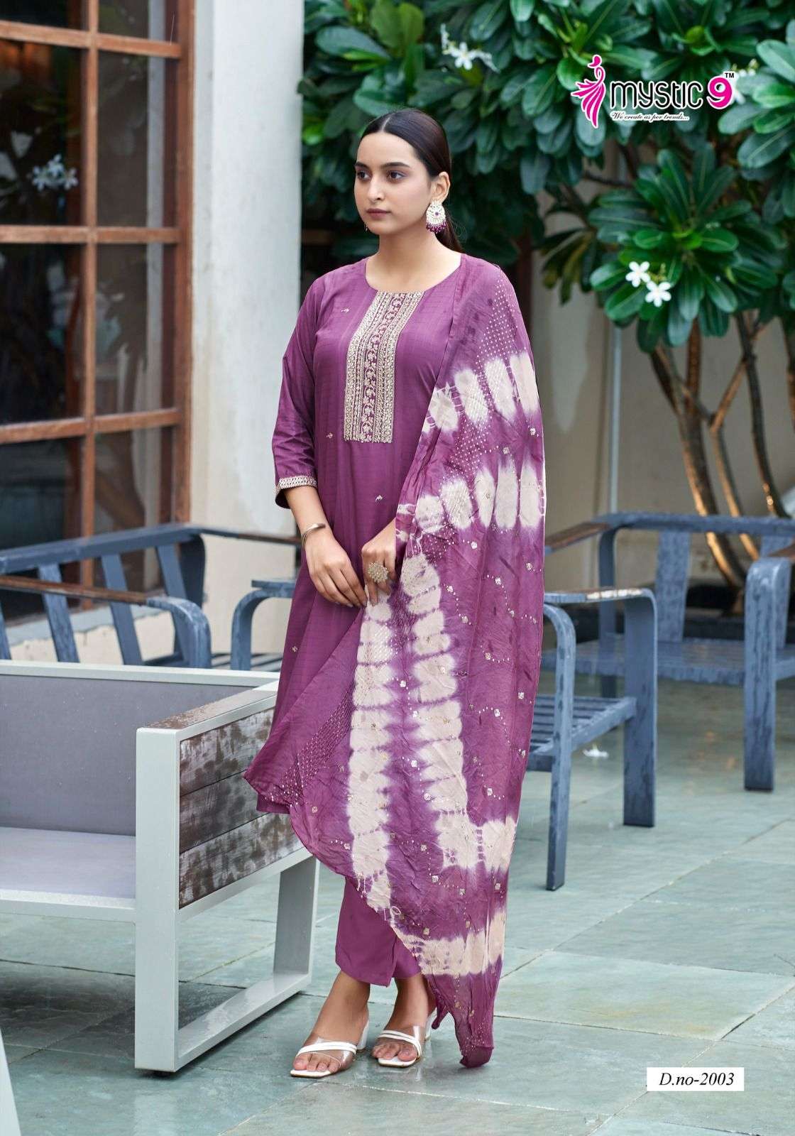 MYSTIC 9  DOLLY VOL 2 RAYON FANCY STRAIGHT CUT KURTI COMBO SET 