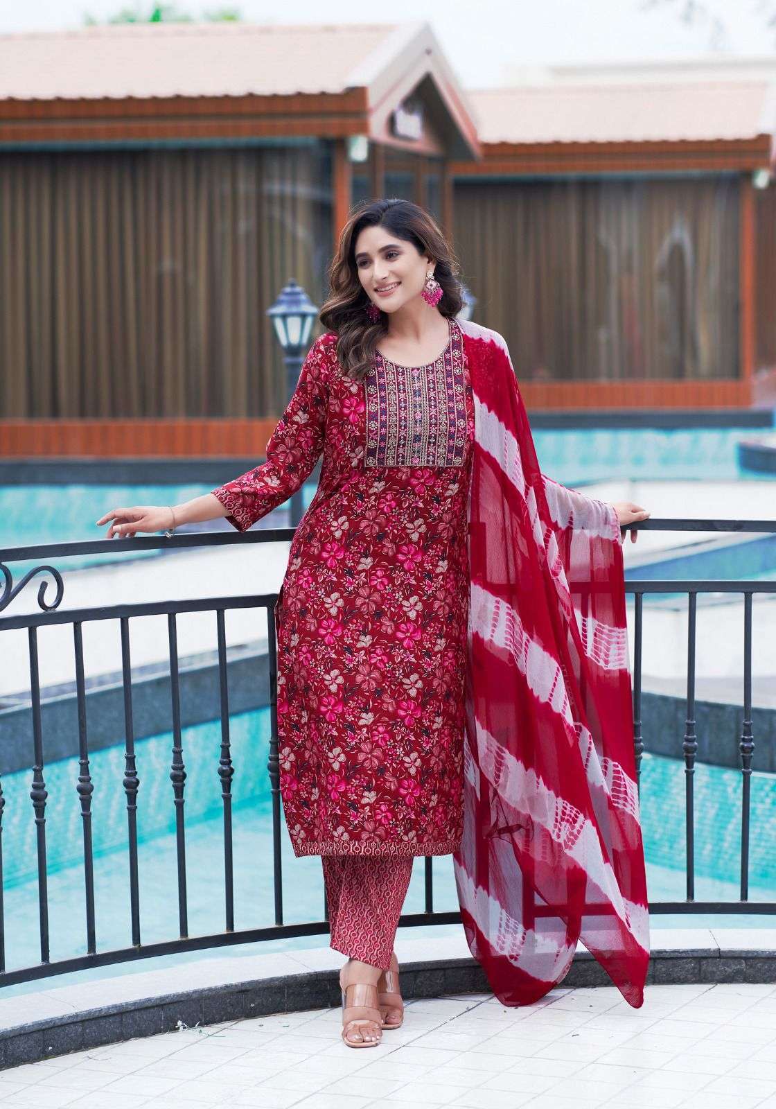 MYSTIC SHAGUN VOL 6 RAYON PRINT FANCY KURTI COMBO SET 