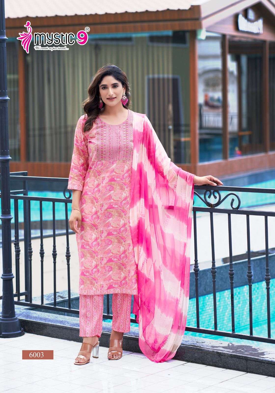 MYSTIC SHAGUN VOL 6 RAYON PRINT FANCY KURTI COMBO SET 