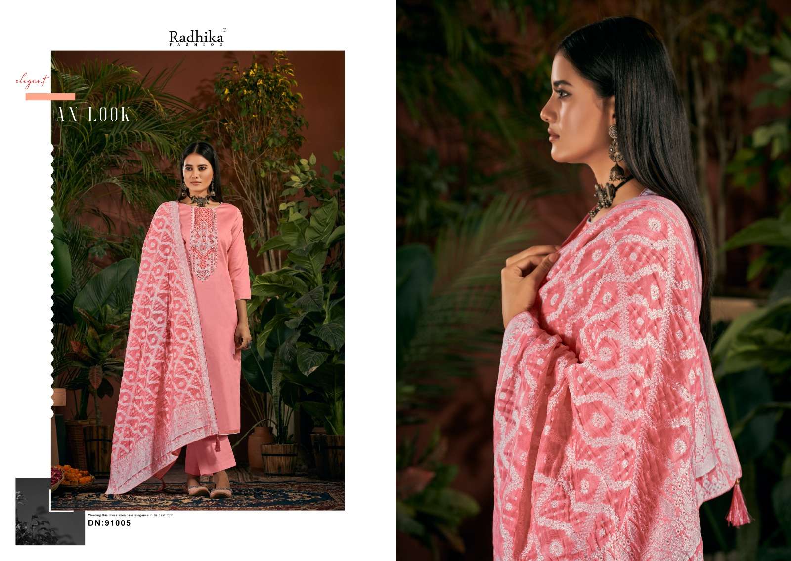 RADHIKA FASHION AZARA CYCLE VOL 2 JAM COTTON EMBROIDERY SUIT