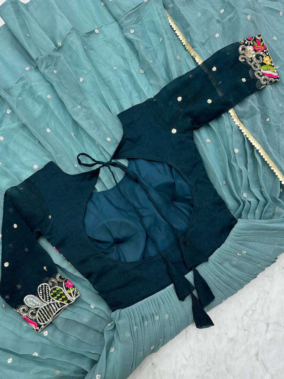 RAM 034 GOWN DUPATTA 
