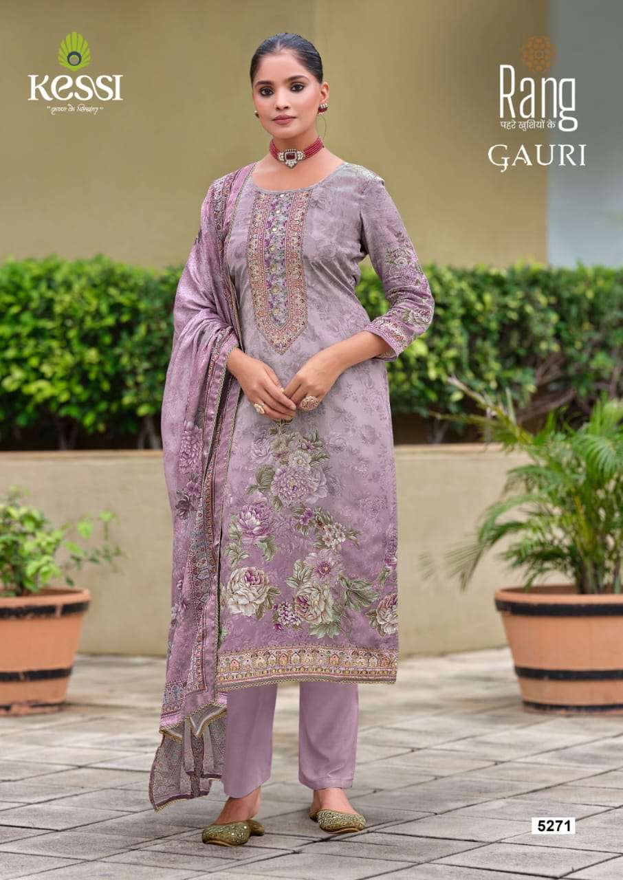 RANG GAURI CREPE DESIGNER SUIT
