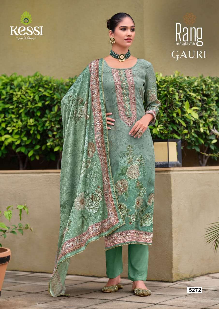 RANG GAURI CREPE DESIGNER SUIT
