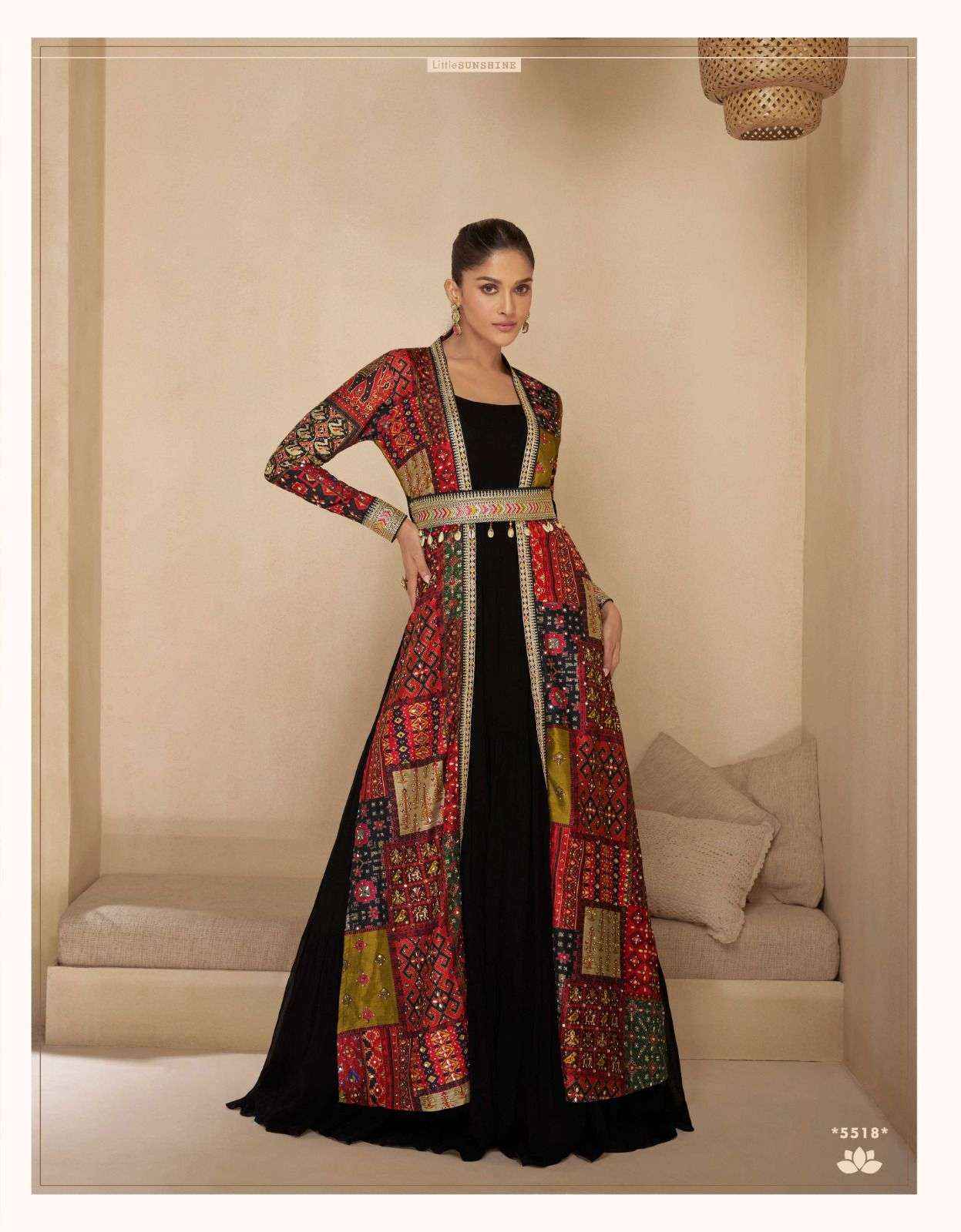 SAYURI DESIGNER MEERA HEAVY DESIGNER INDO WESTERN DRESS
