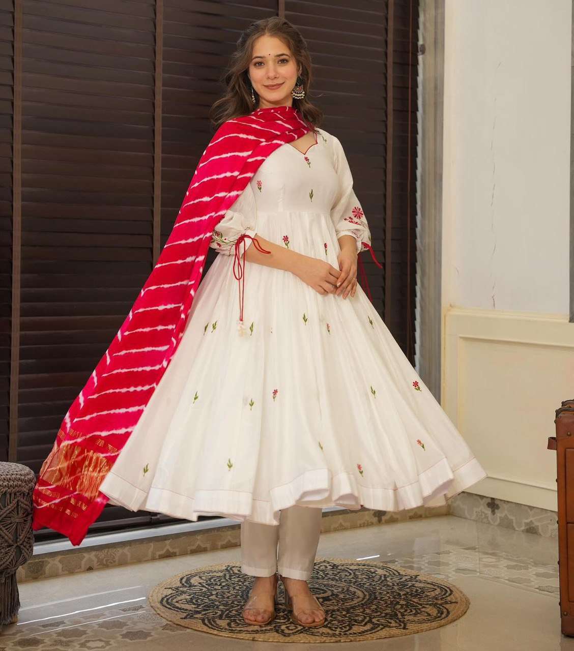 SC 223 GEORGETTE FANCY ANARKALI SUIT