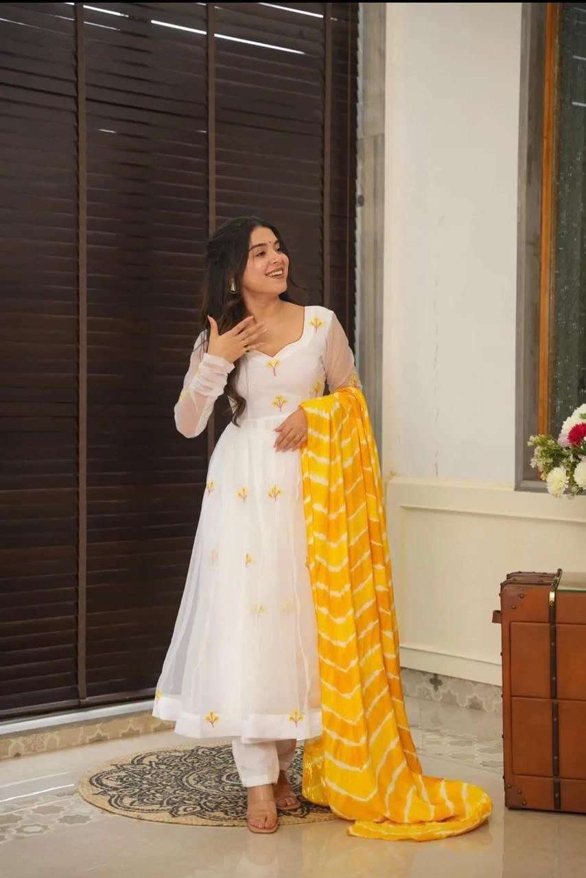 SC 223 GEORGETTE FANCY ANARKALI SUIT