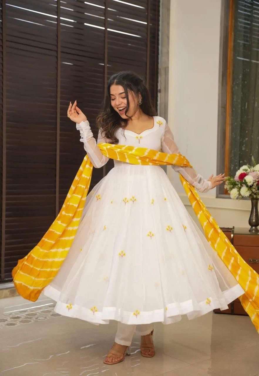 SC 223 GEORGETTE FANCY ANARKALI SUIT