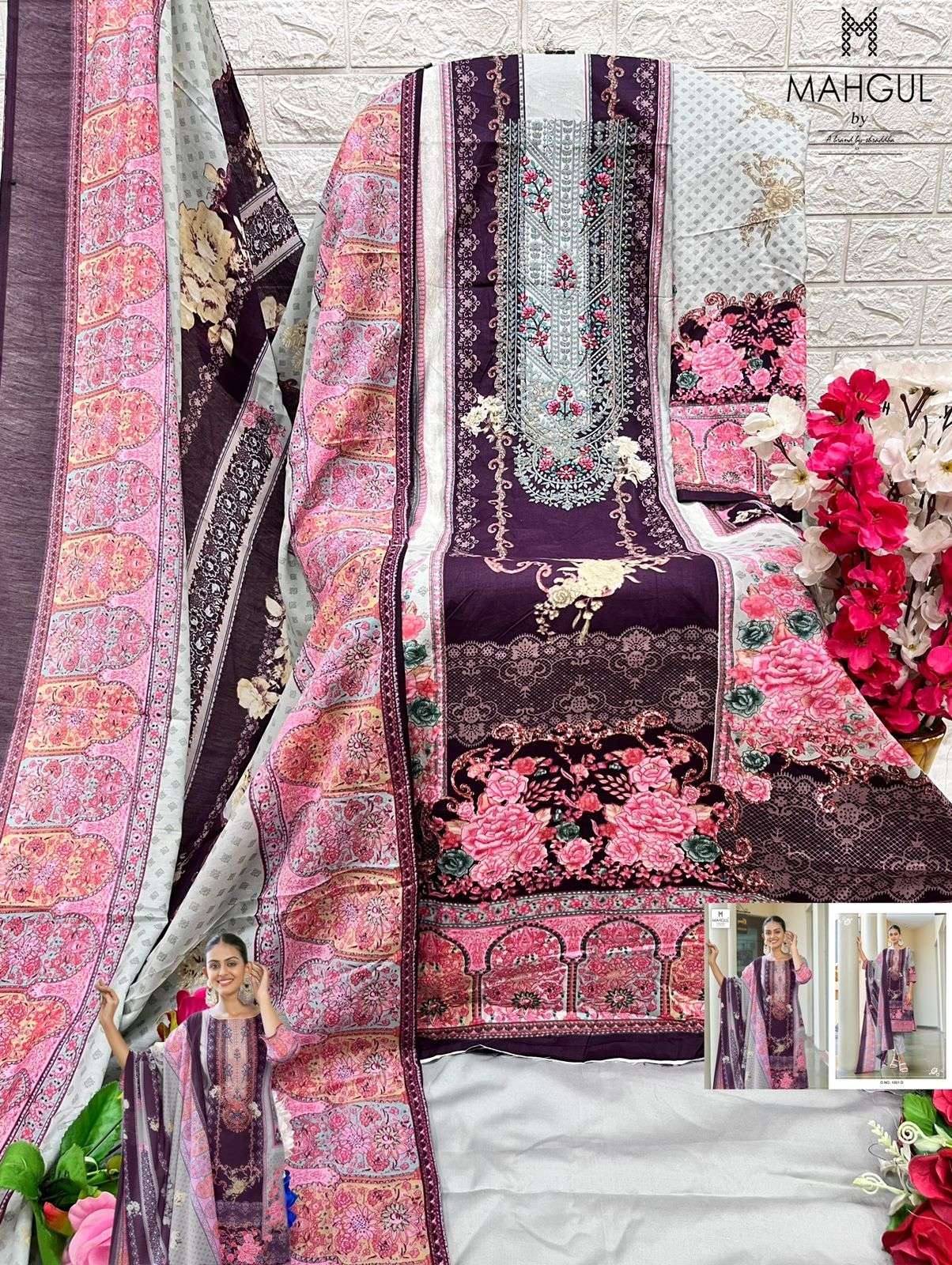 SHARADDHA NX MAHGUL SITRA VOL 1 LAWN COTTON SALWAR KAMEEZ 