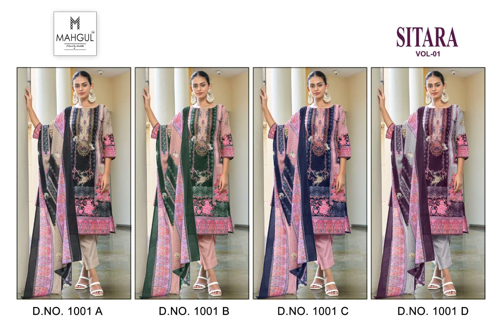 SHARADDHA NX MAHGUL SITRA VOL 1 LAWN COTTON SALWAR KAMEEZ 