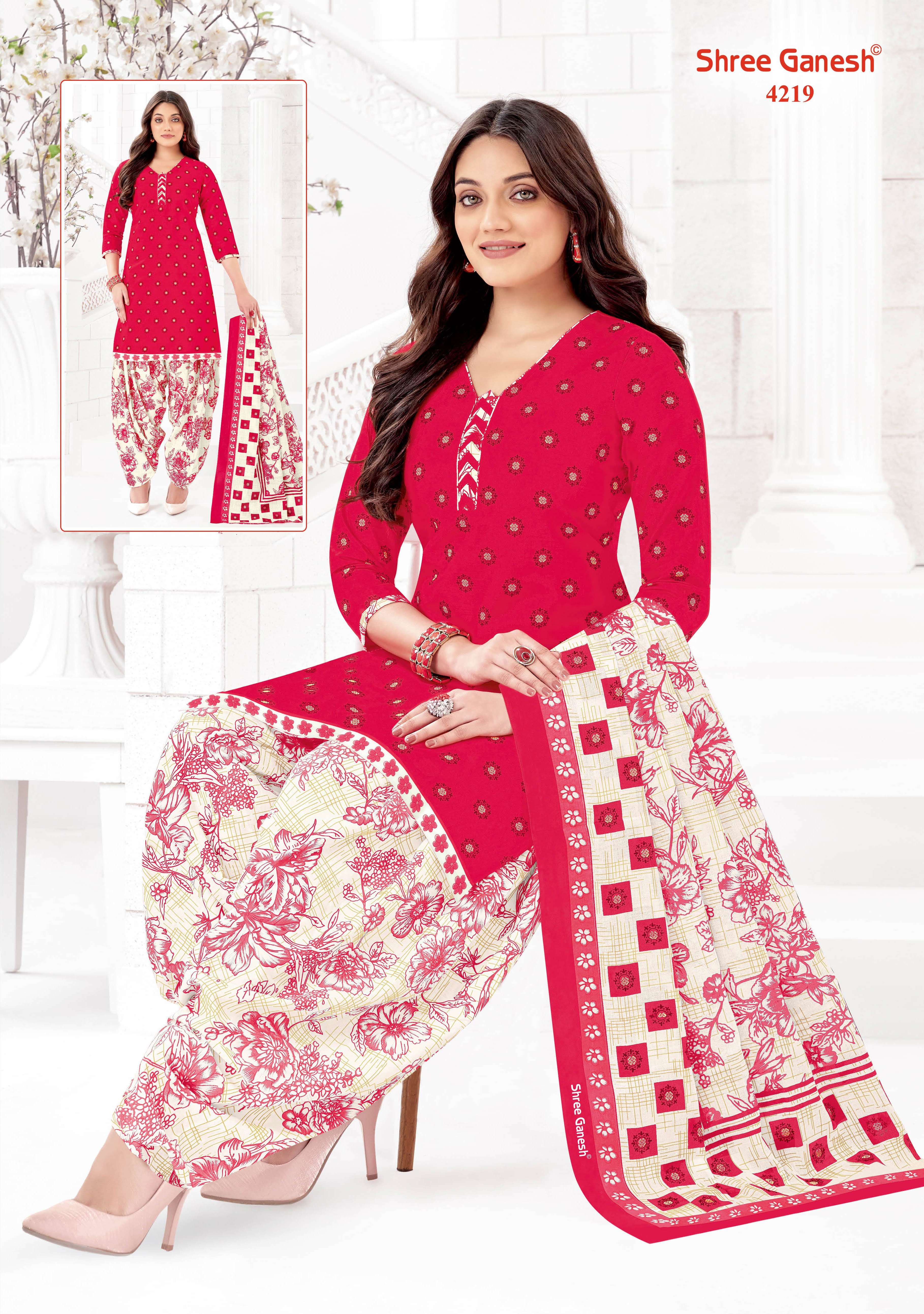 SHREE GANESH HANSIKA VOL 22 COTTON PATIYALA SUIT