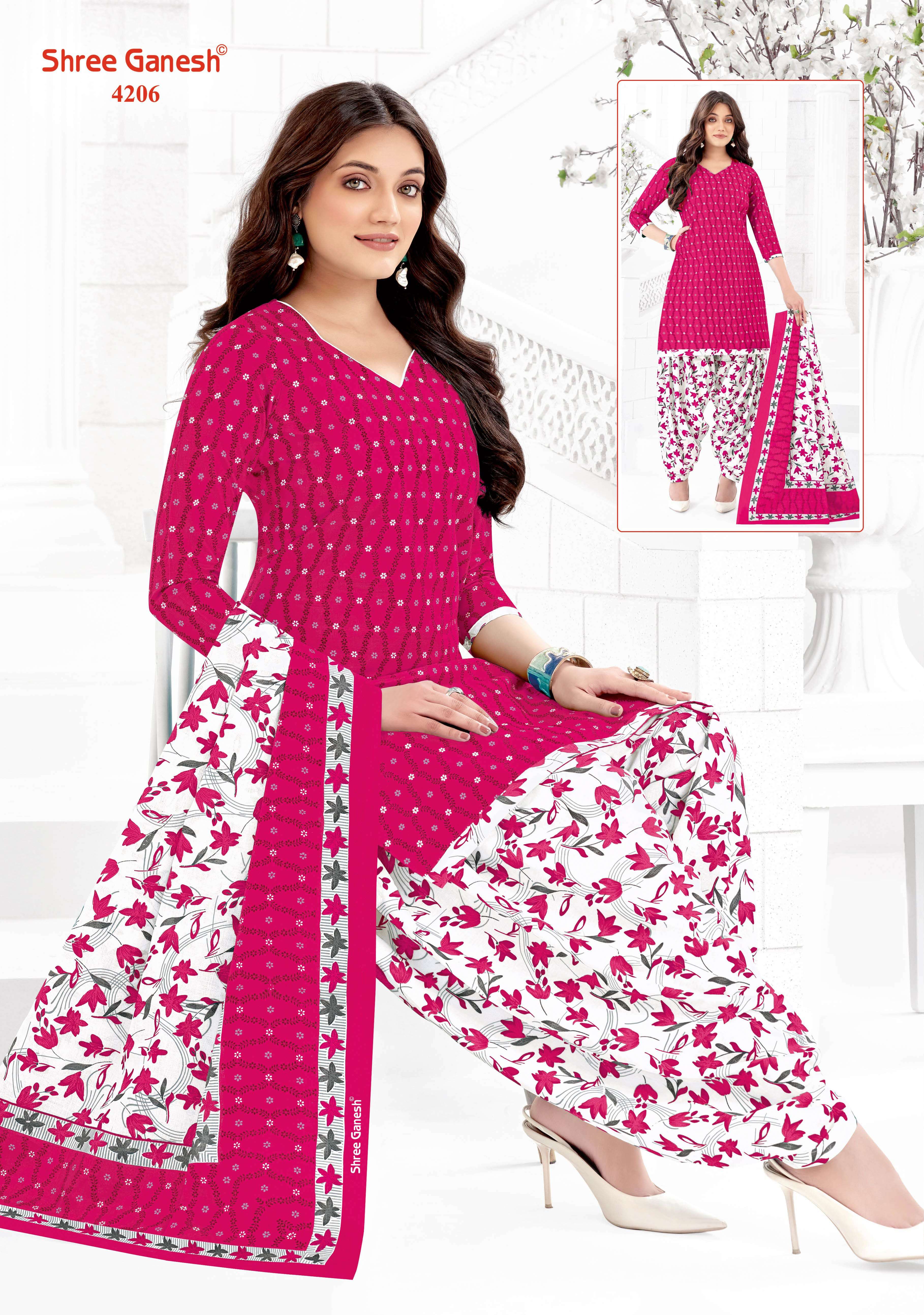 SHREE GANESH HANSIKA VOL 22 COTTON PATIYALA SUIT