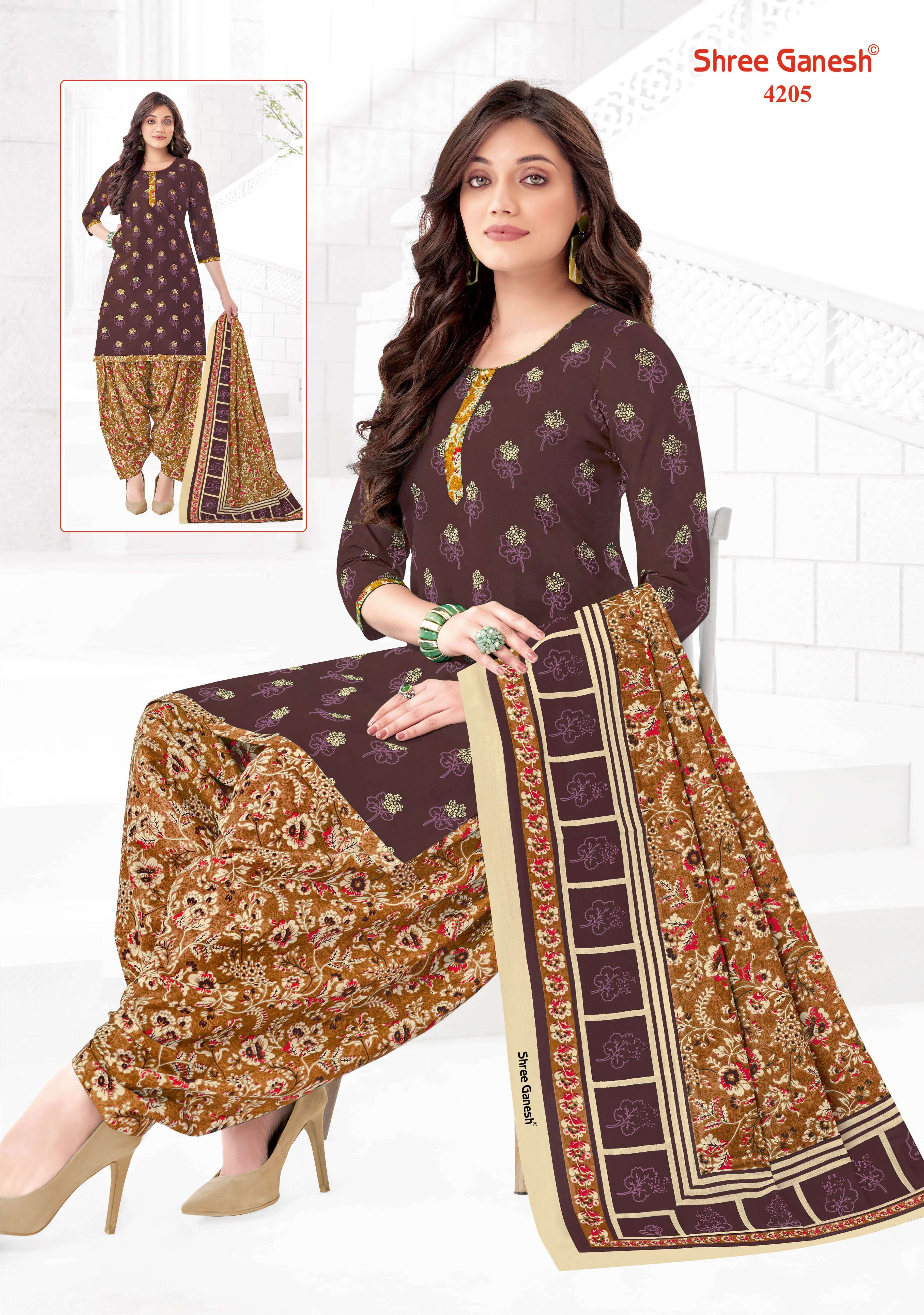 SHREE GANESH HANSIKA VOL 22 COTTON PATIYALA SUIT