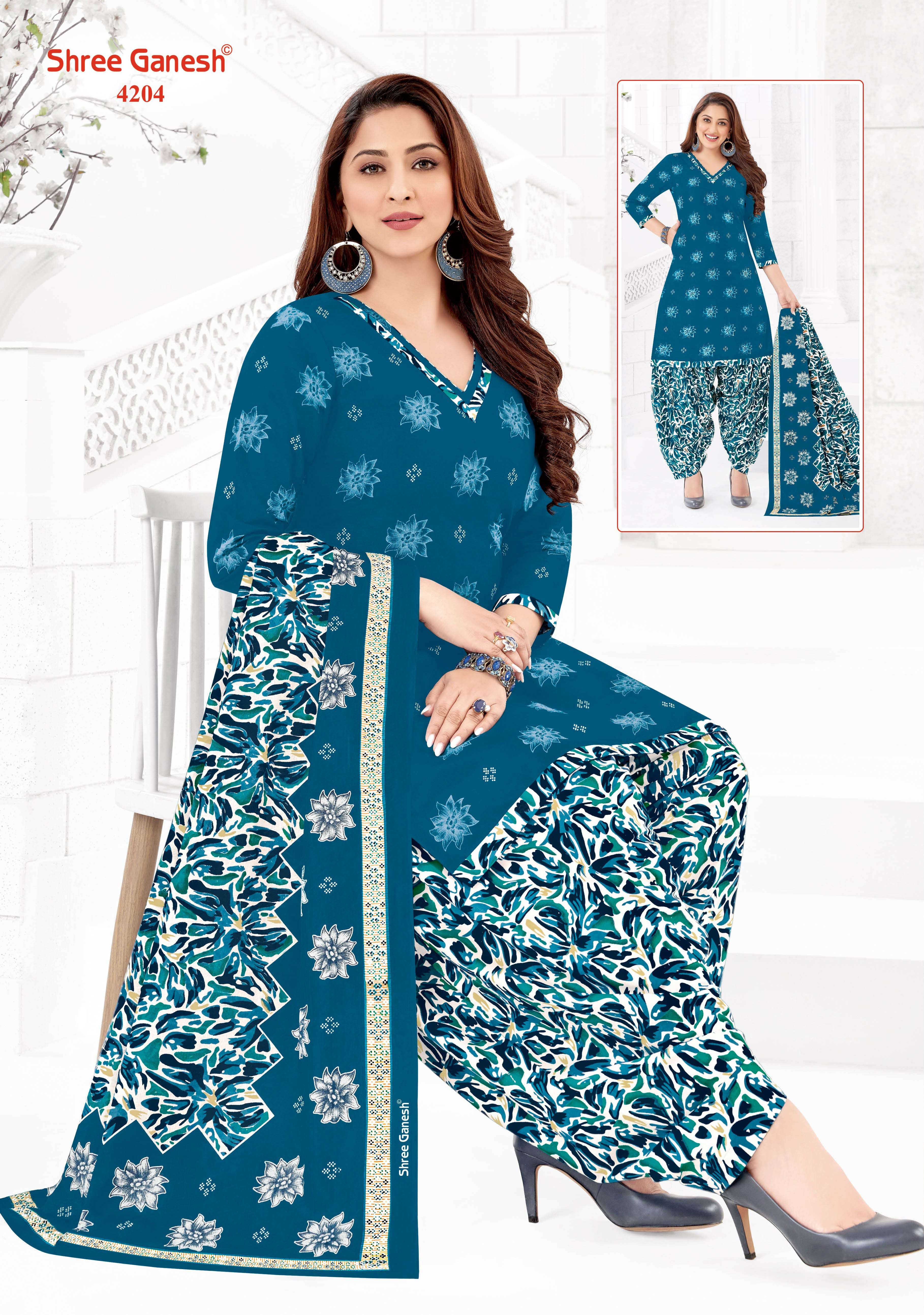 SHREE GANESH HANSIKA VOL 22 COTTON PATIYALA SUIT