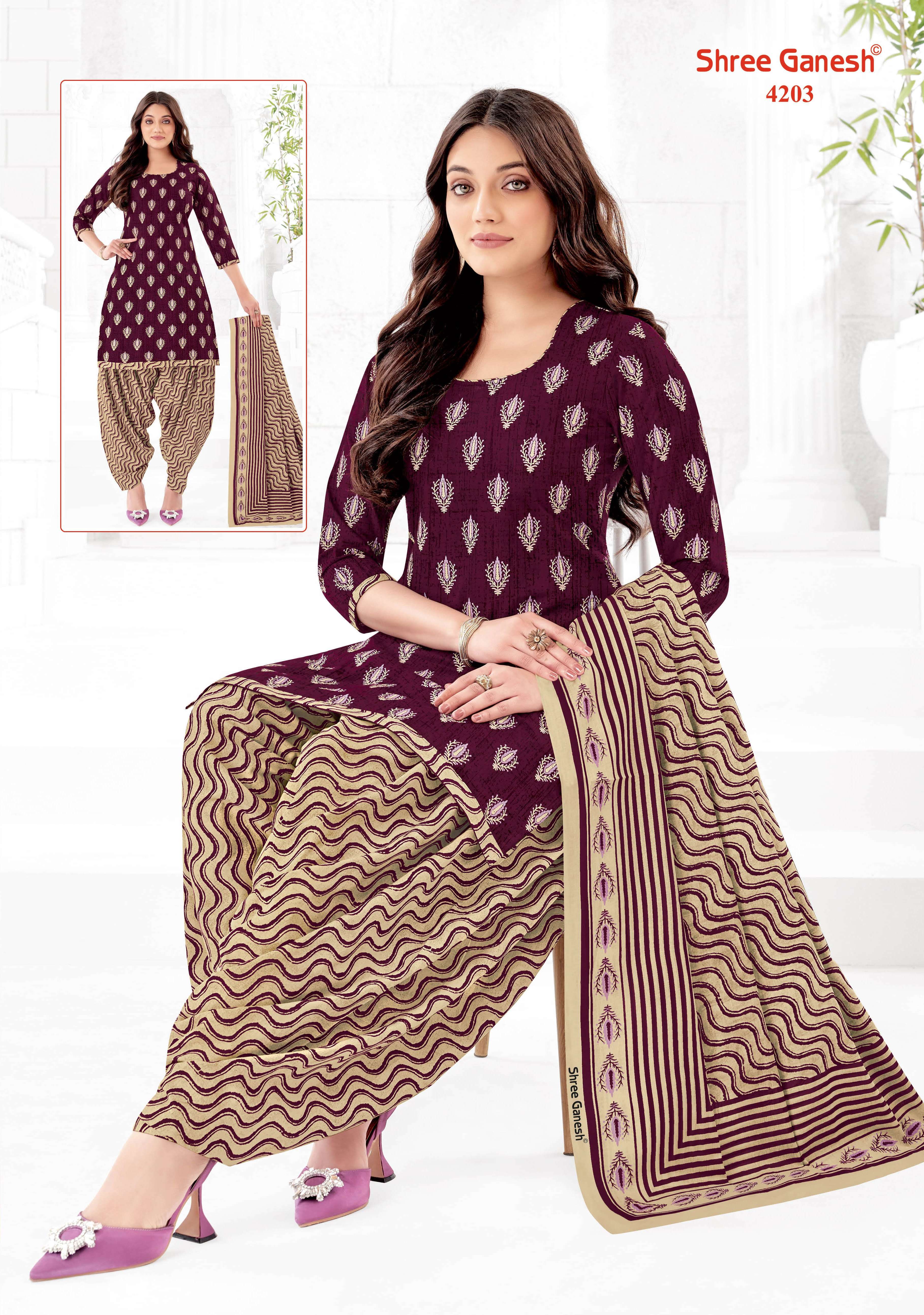 SHREE GANESH HANSIKA VOL 22 COTTON PATIYALA SUIT