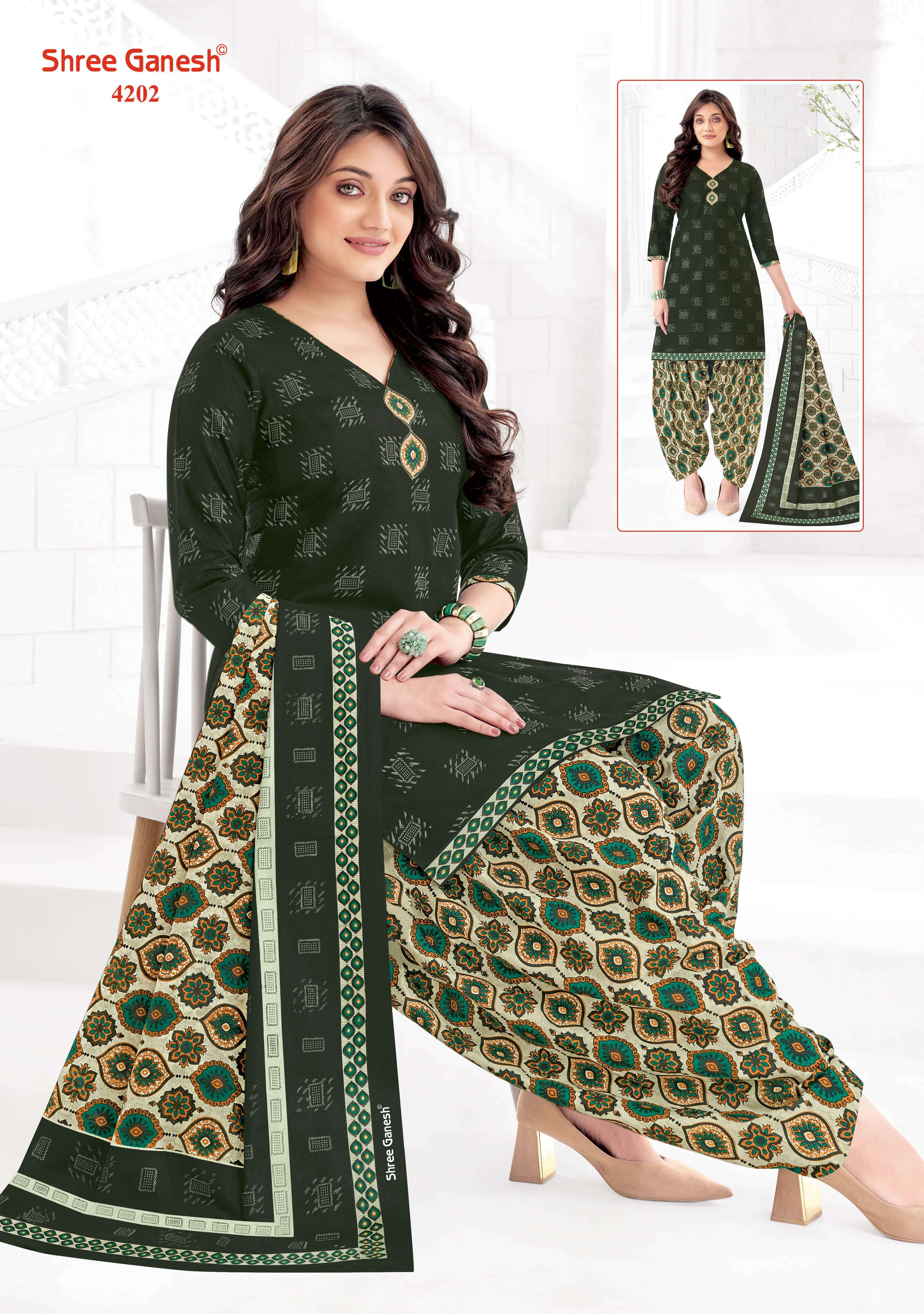 SHREE GANESH HANSIKA VOL 22 COTTON PATIYALA SUIT