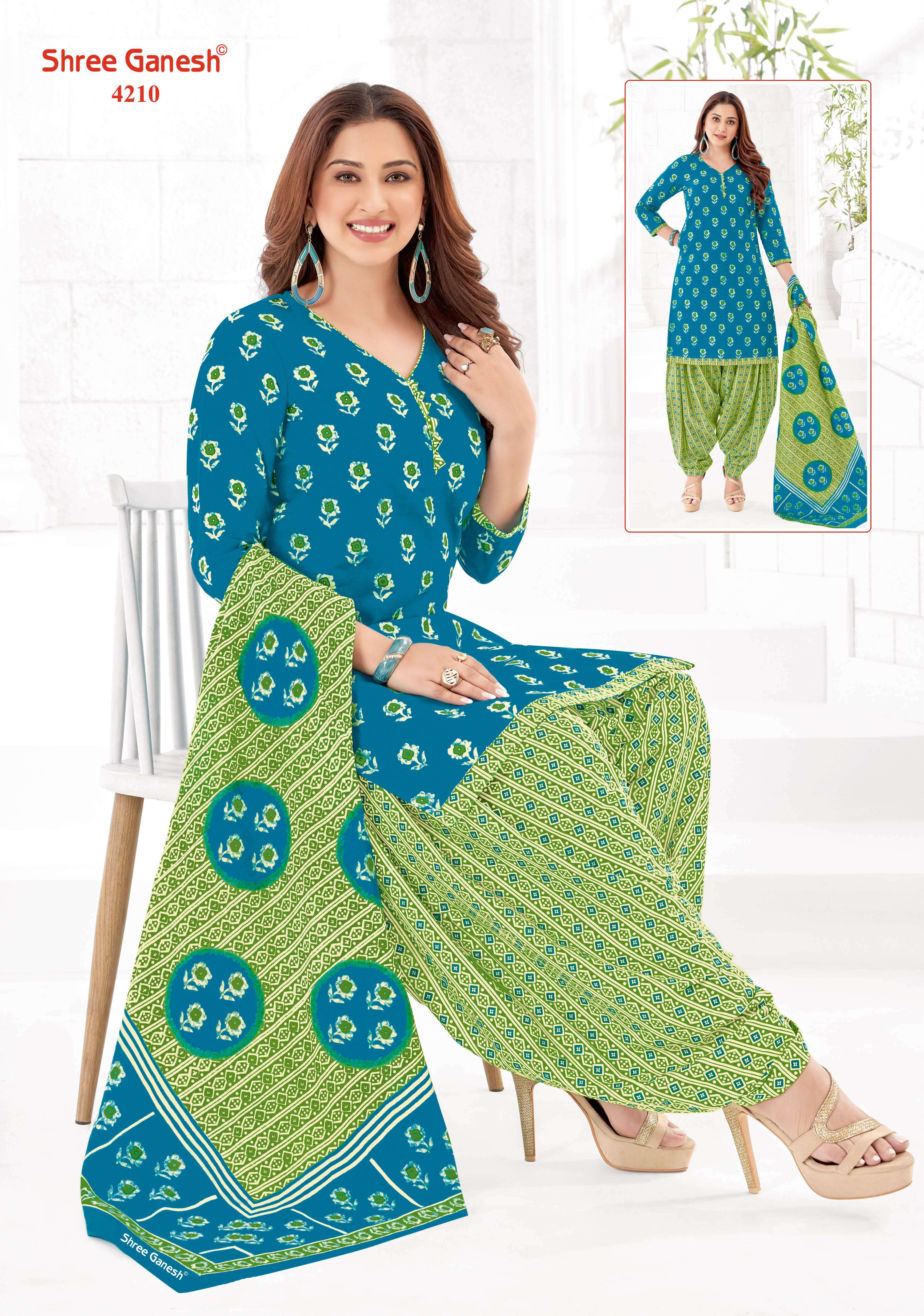 SHREE GANESH HANSIKA VOL 22 COTTON PATIYALA SUIT