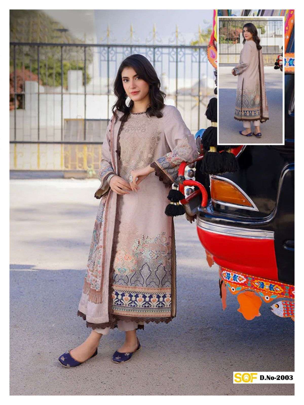SHREE OM FAB AYRA B RANG RASIYA VOL 2 LAWN COTTON DIGITAL PRINT SUIT