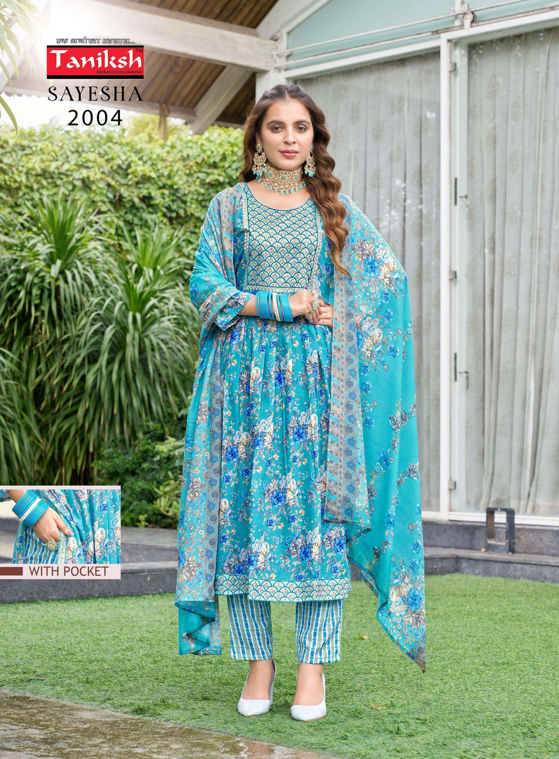 TANIKSH SAYESHA VOL 2 COTTON NYRA CUT STYLE KURTI COMBO SET 