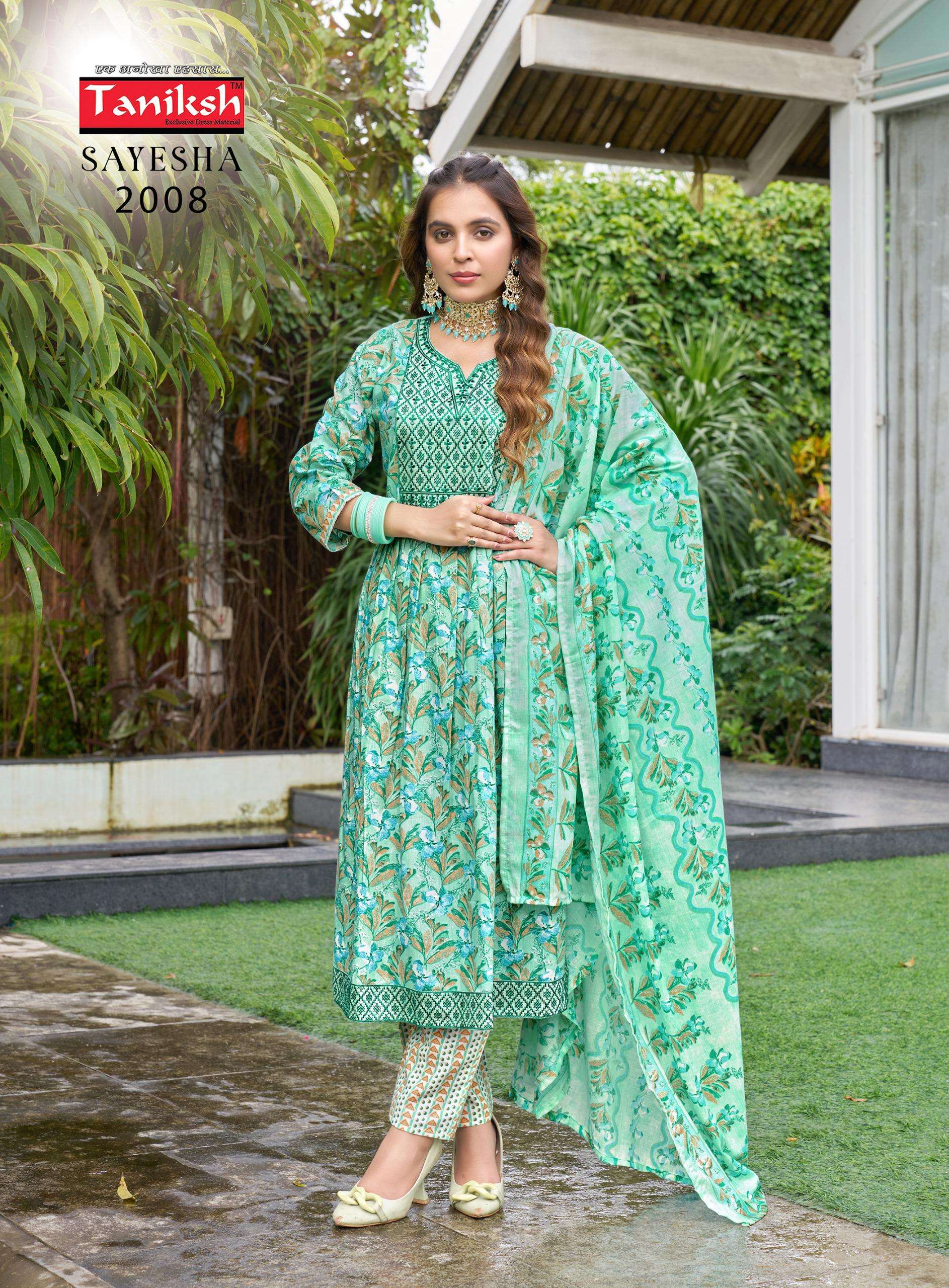 TANIKSH SAYESHA VOL 2 COTTON NYRA CUT STYLE KURTI COMBO SET 